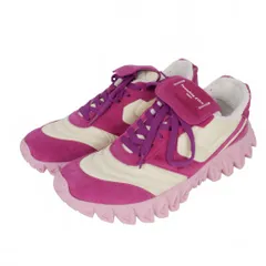 パントフォラドーロ Pantofola d'Oro スエード ナイロン スニーカー 36 ピンク