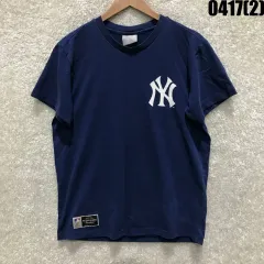 MLB ニューヨーク・ヤンキース ネイビー 半袖 Tシャツ L