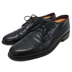 ジョルジオアルマーニ GIORGIO ARMANI プレーントゥ レザーシューズ ビジネスシューズ 革靴 皮革 7 黒 ブラック ■IBO91のサムネイル