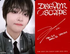 【中古】コレクションカード(男性) NCT DREAM/ヘチャン(Haechan)/裏面印刷サイン・メッセージ入り/CD「DREAM( )SCAPE」(QR Ver.)封入フォトカード