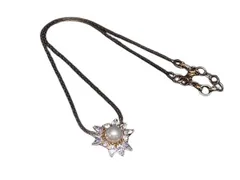 ChristianDior クリスチャンディオール ネックレス ゴールド メタル レディース パール 美品