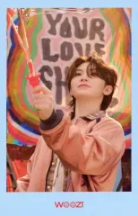 【中古】コレクションカード(男性) SEVENTEEN/ウジ(WOOZI)/裏面水色・赤/CD「Seventeenth Heaven」(PM 2：14 Ver.)インスタントフォトカードセット