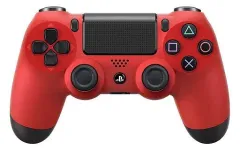 【中古】PS4ハード ワイヤレスコントローラー[DUALSHOCK4] マグマ・レッド