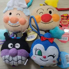 アンパンマン コインケース ぬいぐるみ キーリング 4個 まとめ
