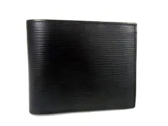 LOUIS VUITTON ルイヴィトン 財布 ポルトフォイユ マルコ NM M62289 ノワール(ブラック系) エピ メンズ 超美品