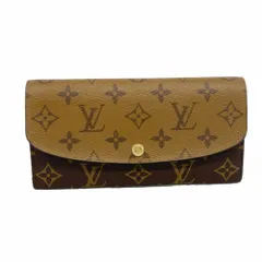 ルイ・ヴィトン(Louis Vuitton) ルイ・ヴィトン 長財布 モノグラム･リバース ポルトフォイユエミリー M82157 ブラウンレディース