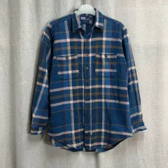 海外L 90s ポロ ラルフローレン ヴィンテージ CHECK フランネル シャツ シャツ