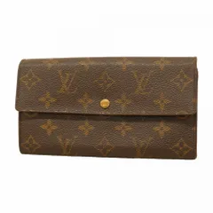 ルイ・ヴィトン(Louis Vuitton) ルイ・ヴィトン 長財布 モノグラム ポシェットポルトモネクレディ M61725 ブラウンレディース