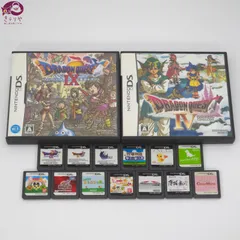 ニンテンドーDSソフト パッケージ版 13点セット ドラクエIV・ドラクエIX パッケージ 取説有 その他11点ケースなし 全品起動確認済