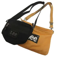 リー LEE ショルダーバッグ サコッシュ 2点セット 黒 オレンジ