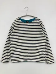 FieldCore フィールドコア Tシャツ/カットソー M ホワイト ボーダー柄 長袖 ボートネック