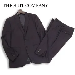 THE SUIT COMPANY スーツカンパニー 通年 背抜き★ セットアップ スーツ Sz.175cm-6Drop　メンズ ダークネイビー ビジネス