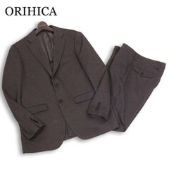 高ストレッチ】ORIHICA サードスーツ セットアップ ダークグレー
