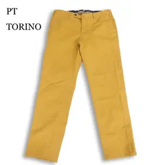 PT TORINO ピーティートリノ 通年★ ストレッチ スーパー スリム チノ パンツ トラウザー スラックス Sz.48 メンズのサムネイル
