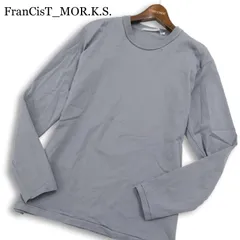 美品★ FranCisT_MOR.K.S. フランシストモークス スワロ★ サンフォアアキンコットン 長袖 カットソー Tシャツ Sz.2　メンズのサムネイル