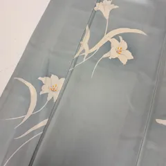 小紋 飛び柄 上品な花柄の染め 正絹 着物 MK-7055