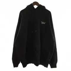 ケボズ Keboz パーカー フーディー 裏毛 プリント コットン 黒 ブラック XL