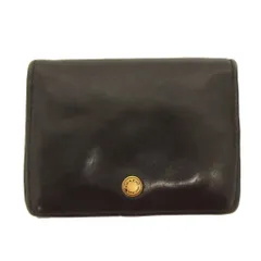 コーチ COACH コンパクトウォレット 三つ折り財布 レザー 黒 ブラック