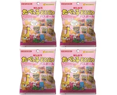 【新品】たべっ子どうぶつ バスボール 4個セット 入浴剤 マスコット入り おかしシリーズ SKジャパン 子供 ギフト フィギュア お風呂 おもちゃ