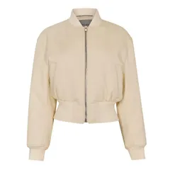 バレンシアガ レディース アウター ジャケット・ブルゾン Balenciaga Womens Bomber Jacket Ivory アイボリーのサムネイル
