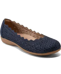 アース レディース シューズ パンプス Earth Womens Bria Casual Flats Navy Nubuck ネイビーのサムネイル