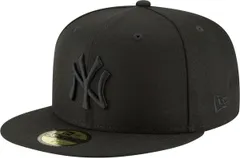 ニューエラ レディース アクセサリー 帽子 New Eradult New York Yankees 59Fifty Basic Black Fitted Hat NoColor ブラック