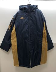 GOSEN ベンチコート メンズ LL ブラック ロングコート バドミントン 
