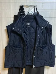 ザラ キルティング ベスト