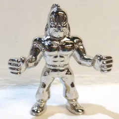 バンダイ ダイキャストキンケシ 4/キン肉マン モンゴルマン(銀メッキver.)