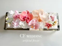 Coral pink  ヘッドパーツ アーティフィシャルフラワー ヘッドドレス