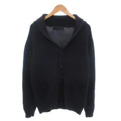 ジョセフアブード JOSEPH ABBOUD ニット カーディガン L 紺 ネイビー ショールカラー 長袖 フロントポケット /KR ■ECF003のサムネイル