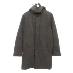 オリヒカ ORIHICA ダウンコート ステンカラーコート 2way ミドル丈 センターベント LL チャコールグレー /IB ■ECF003