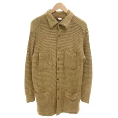 ミッソーニ MISSONI シャツジャケット モヘア M ベージュ ボーダー柄 レギュラーカラー 長袖 /YF ■ECG004のサムネイル
