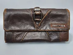 DIESEL ディーゼル レザー 長財布 ブラウン