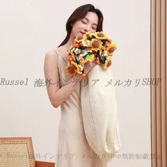 ブランケット 円形 向日葵 花束 多用途 直径 160cm 大判 おしゃれ かわいい インテリア ラグ マット カーペット ひまわり ブーケ ひざ掛け 肩掛け 毛布 絨毯 じゅうたん プレゼント