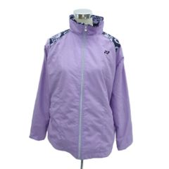요넥스 YONEX 스포츠웨어 윈드 브레이커 재킷 상의 XO 보라색 퍼플 스탠드 칼라 /HO61 ■ECB002