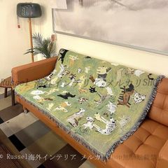 unico DIGDOG ブランケット ブル- - メルカリ