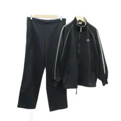 プーマ PUMA スポーツウェア ジャージ セットアップ 上下 S 黒 ブラック ブルゾンジャケット ジップアップ ミドル丈 パンツ ロング丈 /YS20 ■ECA001