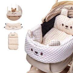 Lサイズ リボン柄フリル付き犬用ベッド・枕 - メルカリ