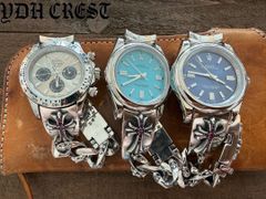 ⭐️PKUR3+4 WATCH シルバーピークル装飾石付 18cm 刻印有り - メルカリ