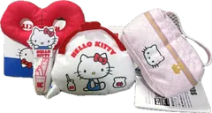 サンリオ　ハローキティー　なつかしモチーフマスコット　3点セット　新品未使用　送料無料