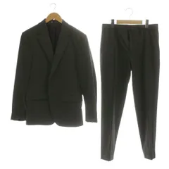 ザラ ZARA セットアップ スーツ フォーマル 36 カーキ テーラードジャケット シングルブレスト スラックス /JP