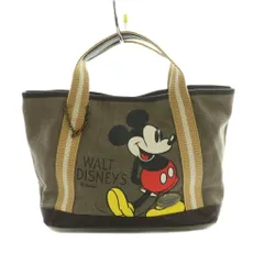 サマンサタバサ Samantha Thavasa × ディズニー 2WAYバッグ ハンド ショルダー キャンバス ブラウングレー /SS ■OS