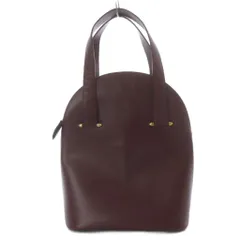 カルティエ Cartier マストライン ハンドバッグ レザー ボルドー /YO9 ■OH