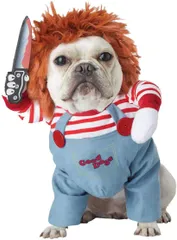 ROOYA BABY Direct-JP犬コスチューム ハロウィン 二足歩行 コスプレ衣装 ペット用の服 面白い かわいい クール 犬 服 ピエロ