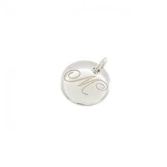 Tiffany&co ノーツ レター イニシャルチャーム（SV925シルバー