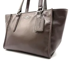 COACH y2k Mini Crosby Carryall in Smooth Leather 33537 darkbrown