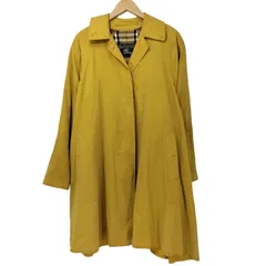 バーバリーズ BURBERRYS 80s 英国製 ノバチェック ライナー ステンカラーコート レディース UK：8 