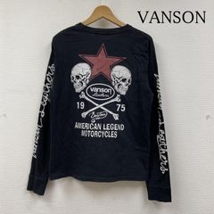 Vanson ロンT 刺繍 豪華 背面ウィング 墨黒 Y2K - メルカリ