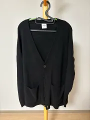 ザラ ZARA ブラック カーディガン L